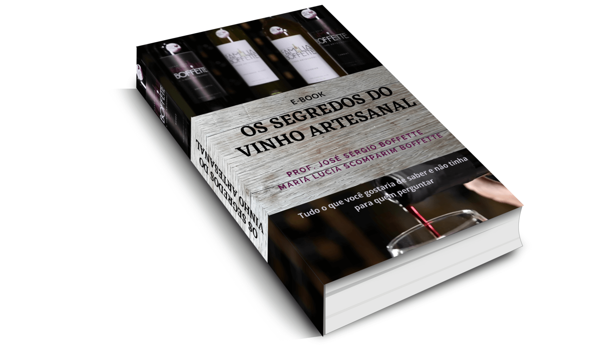 Vinho artesanal E-book - Um Vinho Com Nome da Família